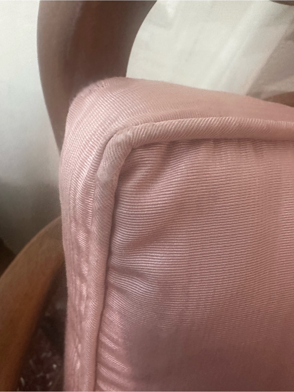 Needlepoint Seashell Pillow - Pastel Pink & Lavender - Picture 8 of 11